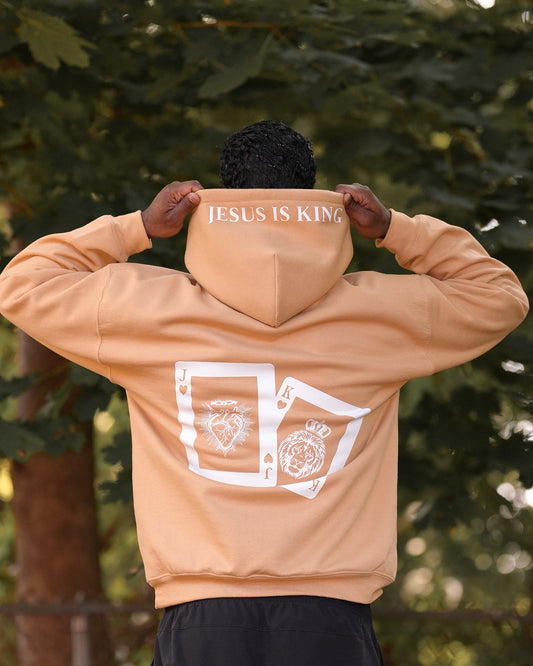 Jesus King of Hearts Hoodie Unisex