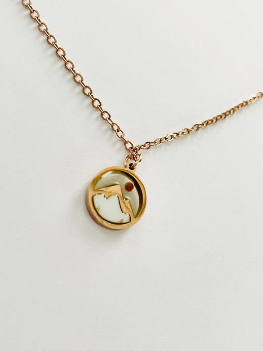 Mustard Seed Rose Gold Women's Pendant Necklace