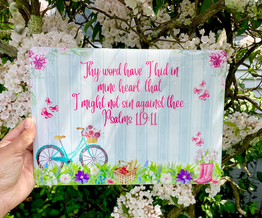 Psalms 119:11 Picnic , Cottage Core  MacBook Air Case 2020-2025