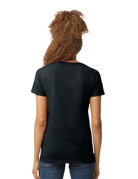 "FE" Camiseta con cuello  V , corazon floral Hebreos 11:1