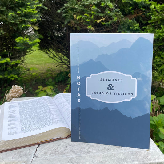(Español) Libro de Notas Estudios Biblicos y Sermones - Montaña
