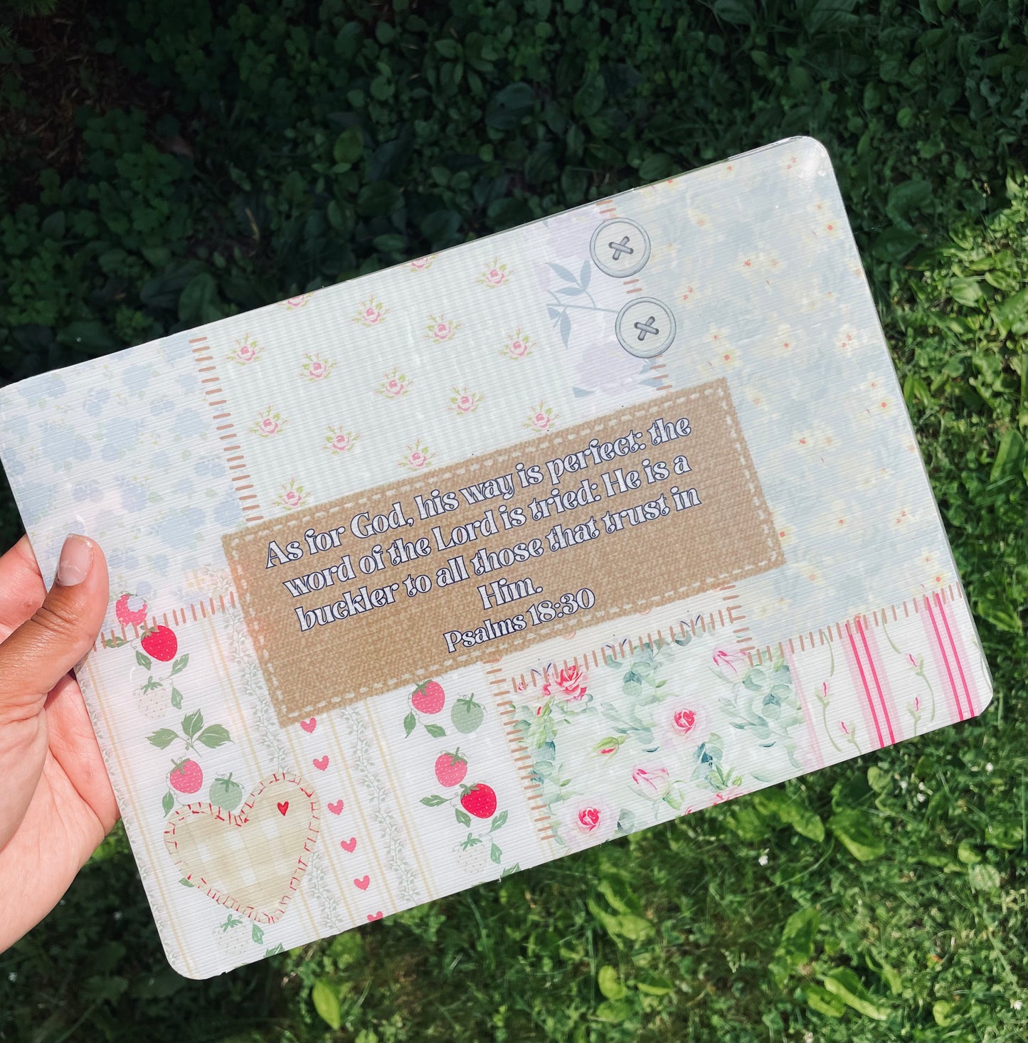Psalms 18:30 Patchwork MacBook Air Case 2020-2025