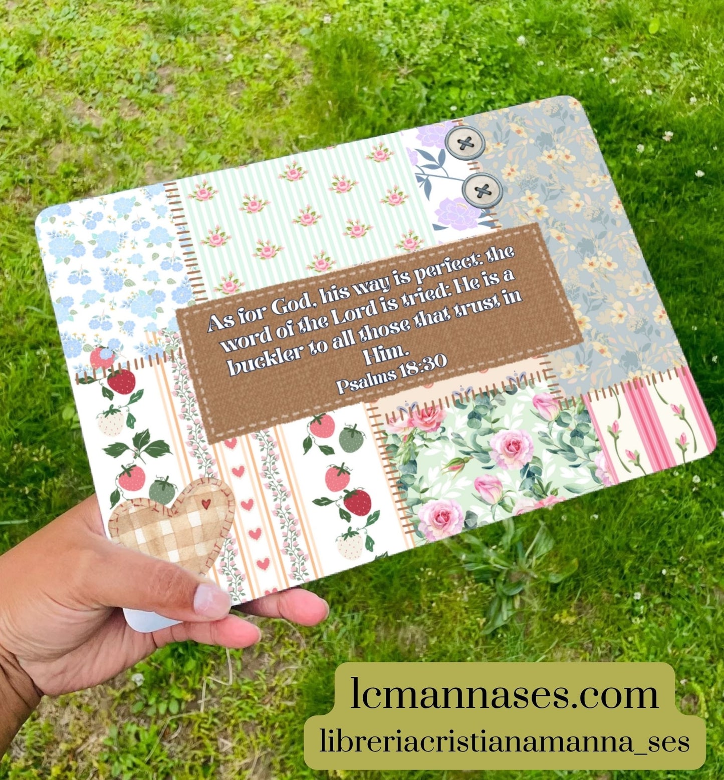 Psalms 18:30 Patchwork MacBook Air Case 2020-2025